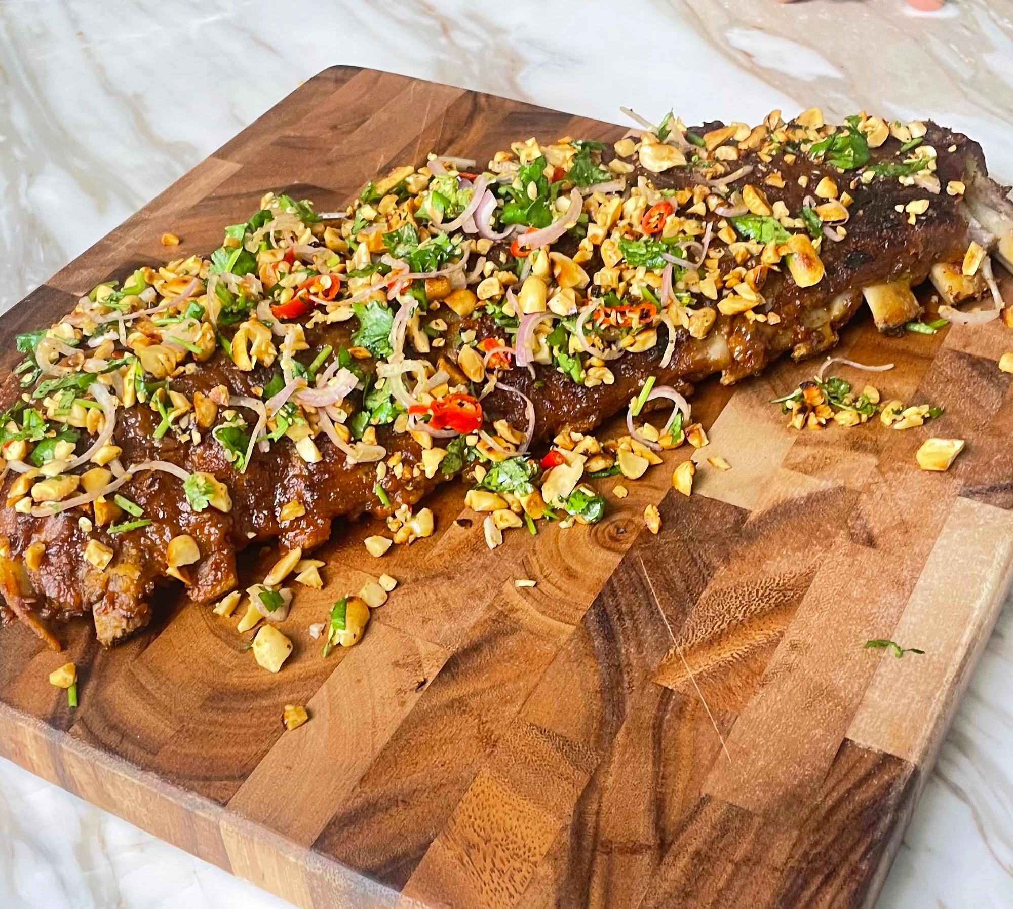 Sticky Tamarind Glazed Ribs