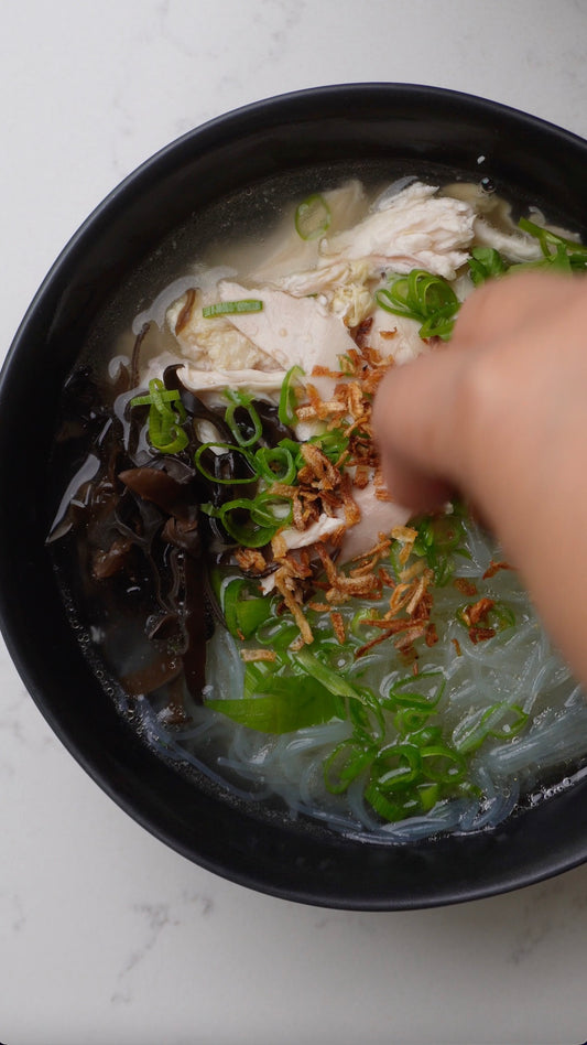 Vietnamese Chicken Glass Noodle Soup